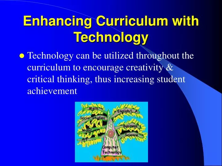 enhancing curriculum with technology