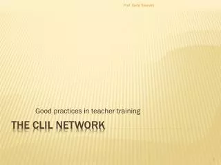 THE CLIL NETWORK