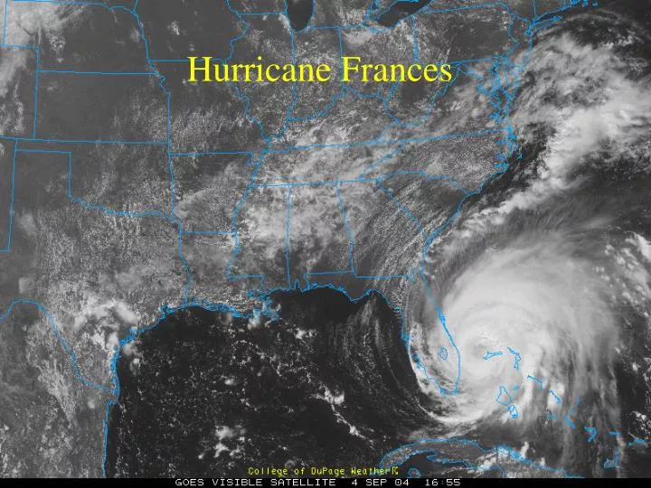 hurricane frances