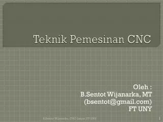 teknik pemesinan cnc