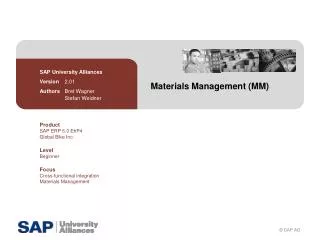 materials management mm
