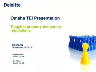 Omaha TEI Presentation Tangible property temporary regulations