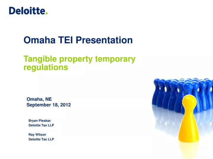 omaha tei presentation tangible property temporary regulations