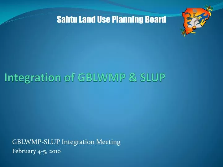 integration of gblwmp slup