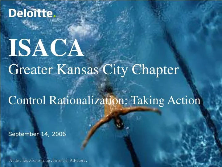 isaca greater kansas city chapter control rationalization taking action september 14 2006