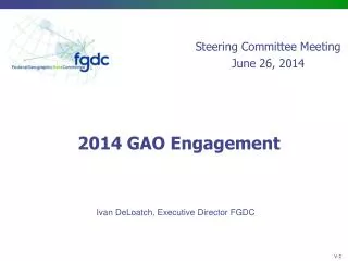 2014 GAO Engagement