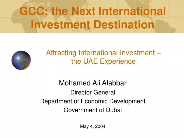 attracting international investment the uae experience