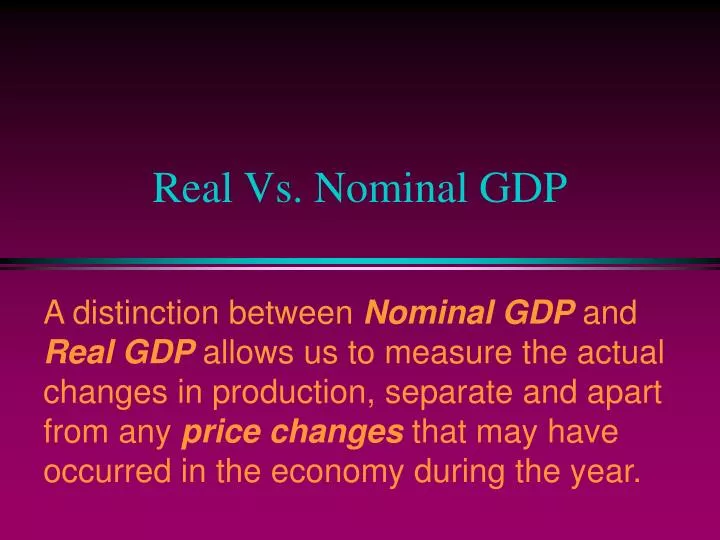 real vs nominal gdp