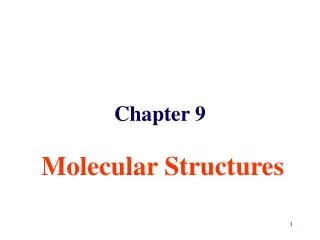 Molecular Structures