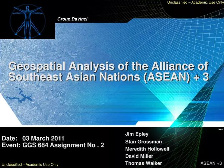 geospatial analysis of the alliance of southeast asian nations asean 3