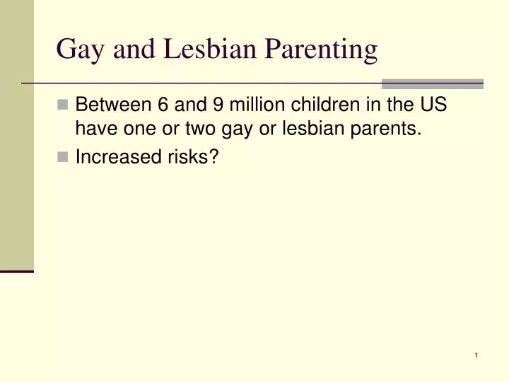 gay and lesbian parenting