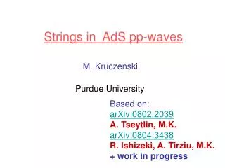 Strings in AdS pp-waves