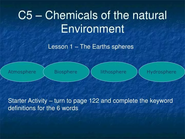 c5 chemicals of the natural environment