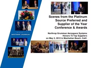Scenes from the Platinum Source Preferred and Supplier of the Year Conference &amp; Awards
