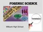Forensic Science - slide 1