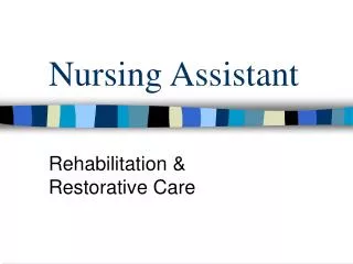 Nursing Assistant