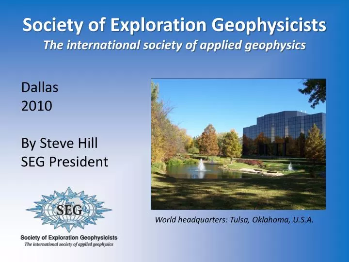 society of exploration geophysicists the international society of applied geophysics