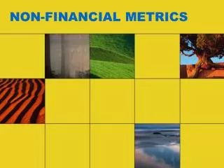 NON-FINANCIAL METRICS