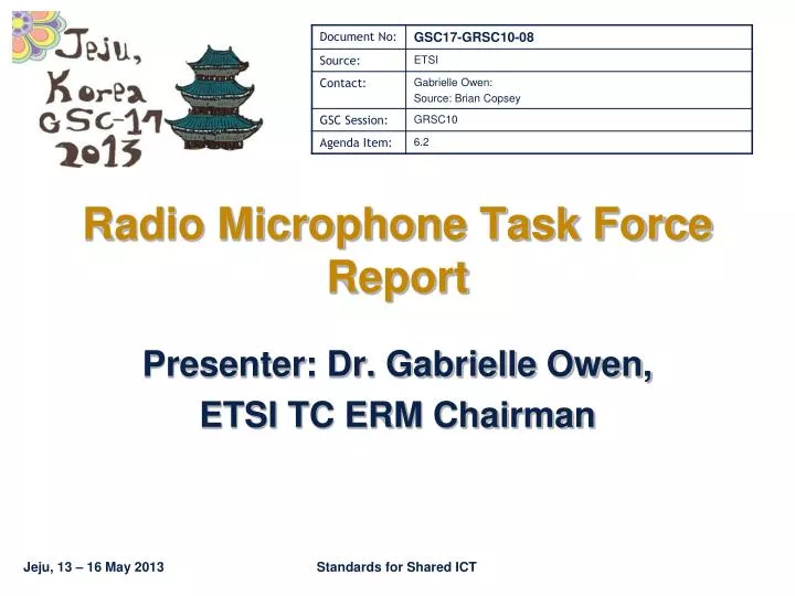 radio microphone task force report