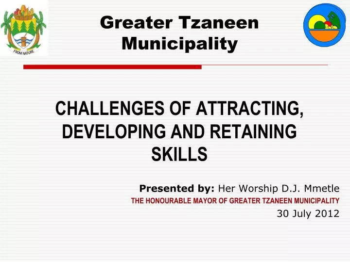 greater tzaneen municipality challenges of attracting developing and retaining skills