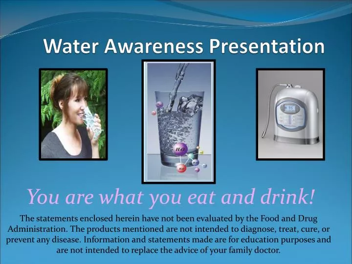 water awareness presentation