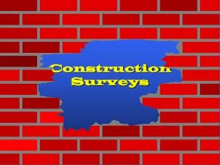 Construction Surveys