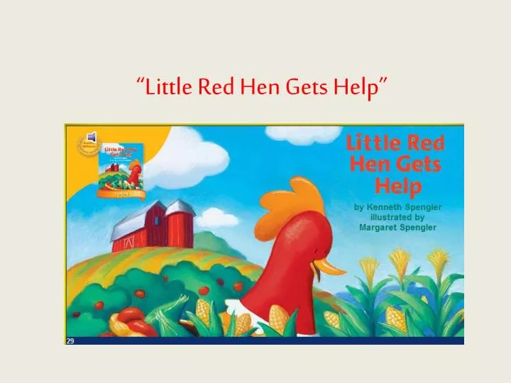 little red hen gets help