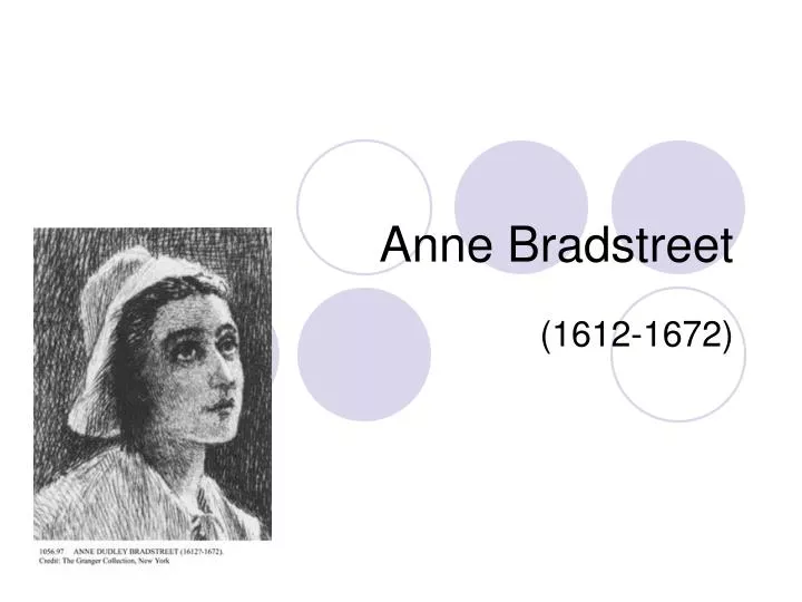 anne bradstreet