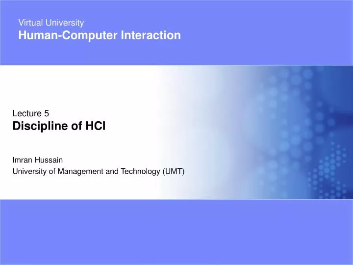 imran hussain university of management and technology umt