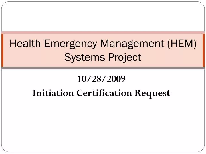 health emergency management hem systems project