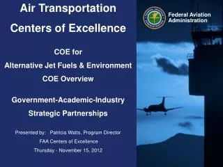 COE PROGRAM OVERVIEW