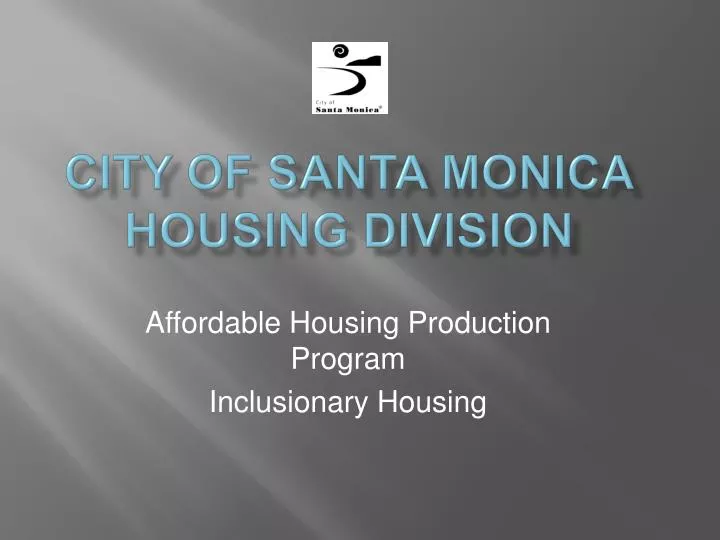 city of santa monica housing division