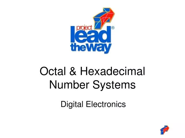 octal hexadecimal number systems