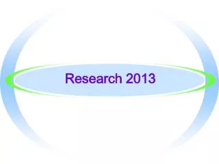 Research 2013