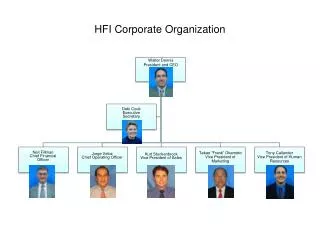 HFI Corporate Organization