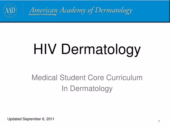 hiv dermatology