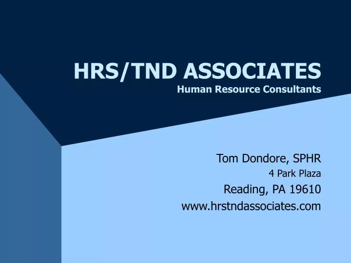 hrs tnd associates human resource consultants