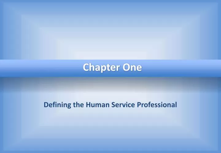 defining the human service professional