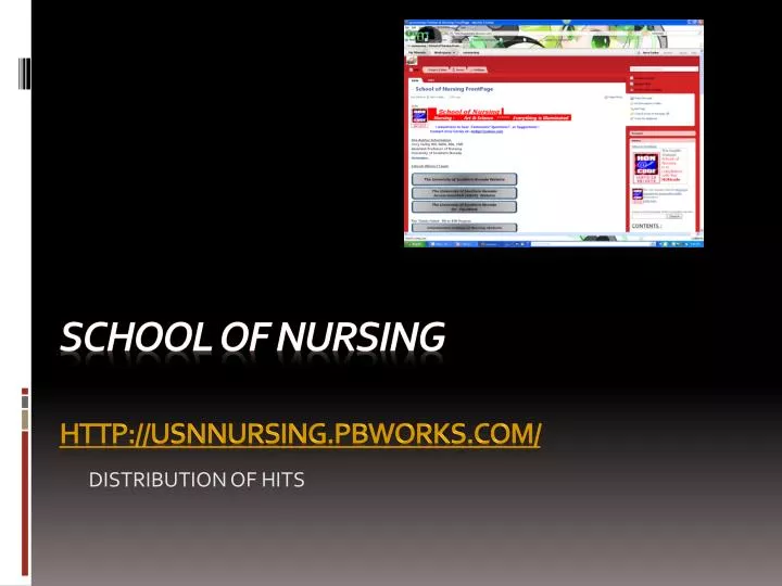 school of nursing http usnnursing pbworks com