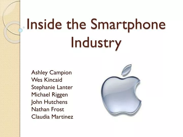 inside the smartphone industry