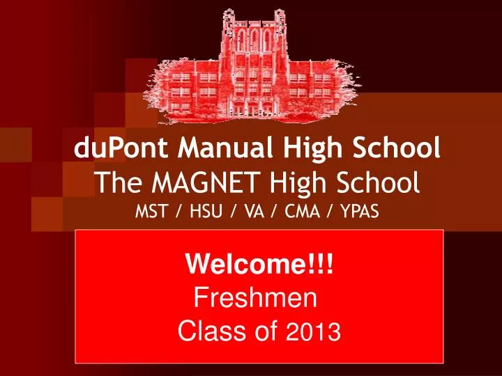 dupont manual high school the magnet high school mst hsu va cma ypas