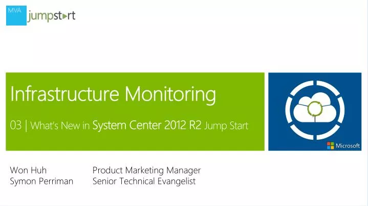infrastructure monitoring 03 what s new in system center 2012 r2 jump start