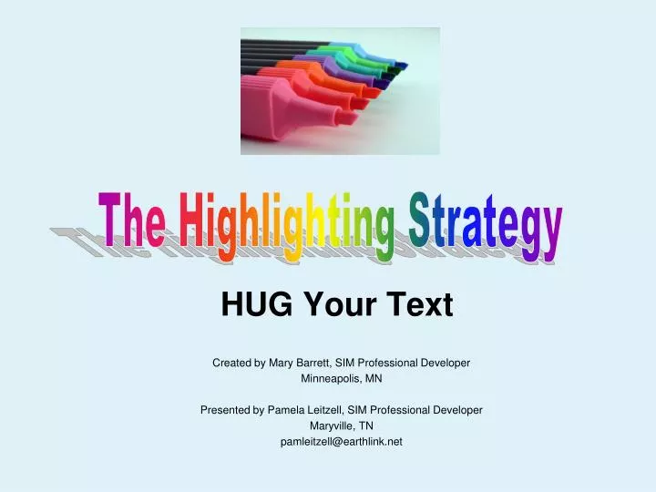 hug your text