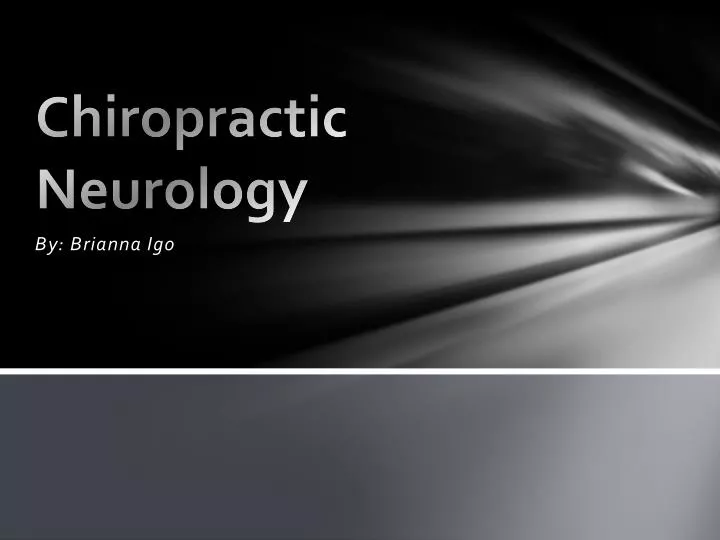 chiropractic neurology