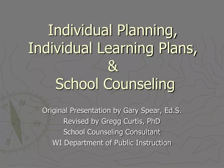 individual planning individual learning plans school counseling
