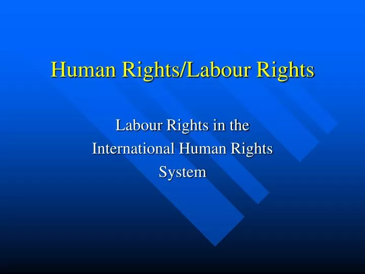 human rights labour rights