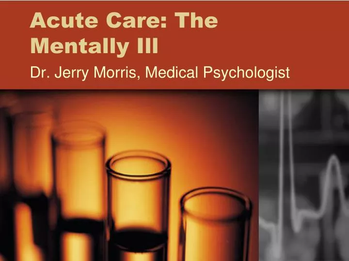 acute care the mentally ill