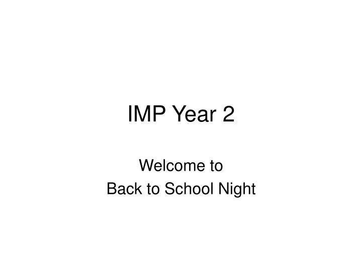 imp year 2