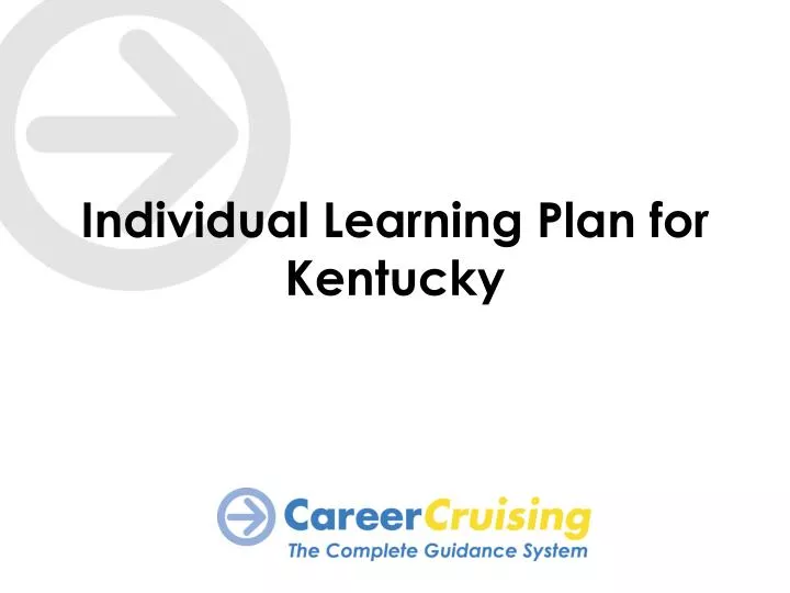 individual learning plan for kentucky