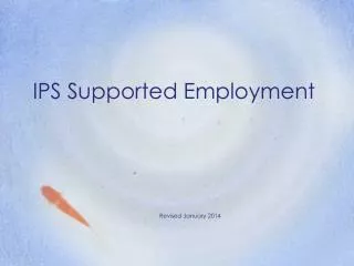 IPS Supported Employment